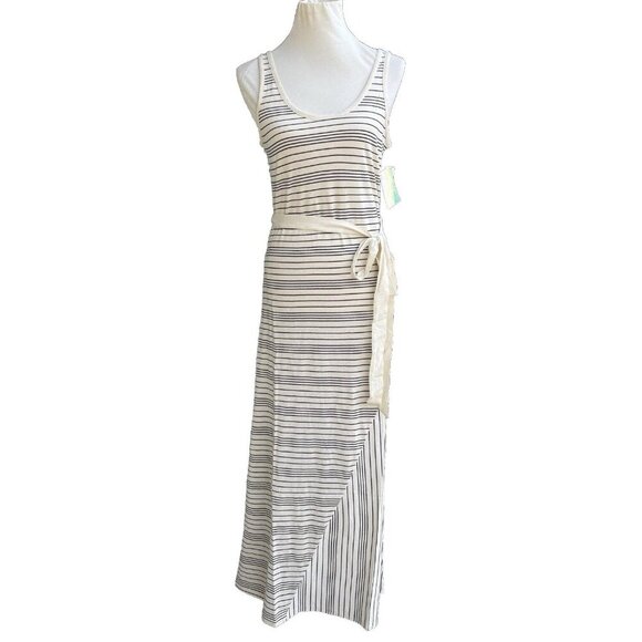 Rip Curl Women’s Striped Summer Belt Maxi Dress Size M - Picture 13 of 13